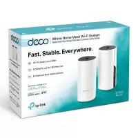 TP-Link DECO M4 V2 dual band access points AC1200 Mesh 2x GE 2-pack
