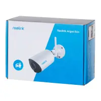 Reolink Argus Eco IP Κάμερα Παρακολούθησης Wi-Fi Full HD 1080p Αδιάβροχη Μπαταρίας με Φακό 2.8mm