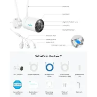 Reolink RLC-810WA IP Κάμερα Παρακολούθησης Wi-Fi 6 4K Αδιάβροχη με Αμφίδρομη Επικοινωνία