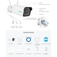 Reolink RCL-811WA IP Κάμερα Παρακολούθησης Wi-Fi 6 4K Αδιάβροχη με Αμφίδρομη Επικοινωνία