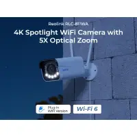 Reolink RCL-811WA IP Κάμερα Παρακολούθησης Wi-Fi 6 4K Αδιάβροχη με Αμφίδρομη Επικοινωνία
