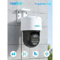 Reolink TrackMix Series PoE IP Κάμερα Παρακολούθησης 4K με Αμφίδρομη Επικοινωνία