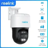 Reolink TrackMix Series PoE IP Κάμερα Παρακολούθησης 4K με Αμφίδρομη Επικοινωνία