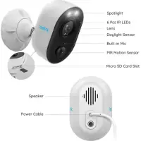 Reolink Lumus IP Camera Wi-Fi Full HD+ 4MP Waterproof with Two-Way Communication