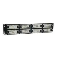 Patchpanel UTP cat 6 dual-block 48P Rack 19" 2U
