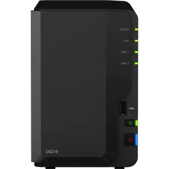 Synology DiskStation DS218 NAS Tower με 2 θέσεις για HDD/SSD